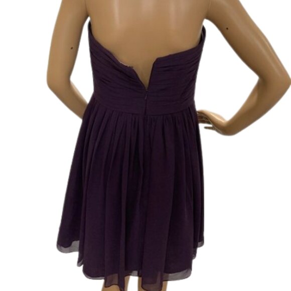 Bill Levkoff Strapless Chiffon Dress - Picture 6 of 7